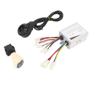 Kit de commande pour vélo électrique 24V 350W, contrôleur de moteur avec accélérateur à <span class=keywords><strong>pouce</strong></span> et interrupteur marche arrière/marche <span class=keywords><strong>avant</strong></span>/arrêt pour tricycle électrique - Product Image 2