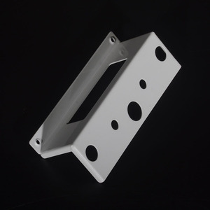 Wall Mount Bracket Cold Rolled Steel Sheet Laser Cutting Baking Paint Nonstandard Custom Part Rfsb018 - Product Image 2