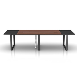 Table de salle de réunion moderne de haute qualité, prix d'usine Chine, mobilier de bureau, bureau de salle de conférence, table de conseil d'administration - Product Image 2