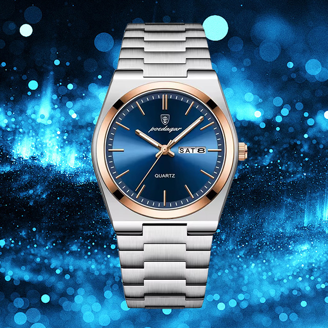 2026 POEDAGAR 930 Ultra-thin Quartz Watches Stainless Steel Men's Watches Waterproof Luminous Montre Pour Homme Watch for Men