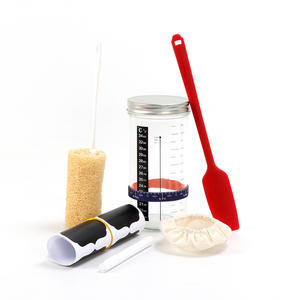 ขวดแก้วฝาปิดสนิทสำหรับเพาะเชื้อแป้งหมักธรรมชาติ ถังหมักยีสต์ เลาเอน ขวดคาเวียร์พร้อมฝาปิดและมาตรวัด รุ่น 730BLGT - Product Image 1