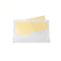 Sobres de Plástico Transparente con Logotipo Personalizado para Lista de Empaque, Funda Adhesiva para Etiquetas de Envío