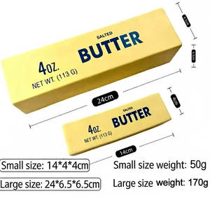 Wholesale Slow Rebound Pink Strawberry Creamy <b>Milk</b> Bar Butter <b>Stick</b> PU Anti Foam Toys Stress Ball Slow Rebound Food Toy - Product Image 6