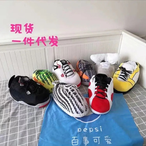 Zapatos <span class=keywords><strong>de</strong></span> invierno cálidos y afelpados <span class=keywords><strong>de</strong></span> algodón <span class=keywords><strong>de</strong></span> coco con punta circular para hombre y mujer, divertidos para parejas, venta al por mayor <span class=keywords><strong>de</strong></span> Source Factory - Product Image 2