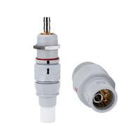 Connecteur circulaire auto-bloquant doré Linkhive Own Style Max grande taille TGG 4P série médicale mâle/femelle IP50/IP64 Push-Pull