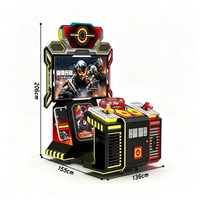 Machine d'arcade avec écran LCD HD, pistolet vidéo, jeu de tir interactif, console de jeu de tir pour centres de divertissement commerciaux
