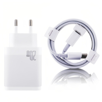Chargeur mural USB Type-C rapide 20W pour iPhone avec câble, adaptateur de voyage portable de luxe avec boîte, fournisseur d'usine