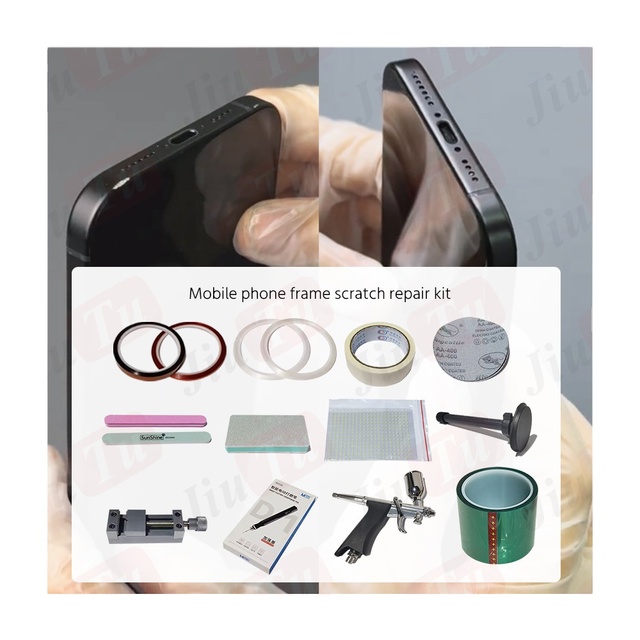 Precision Frame Scratch Repair Kit for iPhone | Mid-Frame Dent & Scratch Removal Tool for Mobile Refurbish | Jiutu Kit
