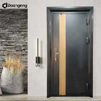 Puerta de Seguridad Inteligente de Acero Inoxidable con Integración Biométrica para Residencias de Alta Gama