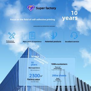 Étiquettes alimentaires autocollantes en papier couché personnalisé avec logo produit imprimé UV, étiquettes d'instructions, autocollants - Product Image 3