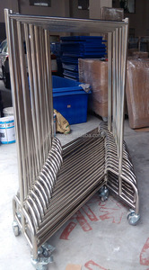 Roestvrijstalen Z Rek Hanger <span class=keywords><strong>Trolley</strong></span> Voor Hotel - Product Image 4