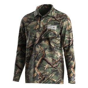 Camisa de Pesca para Hombre Uv Fish Outdoor Hunt Camo, Polo de Pesca - Product Image 1