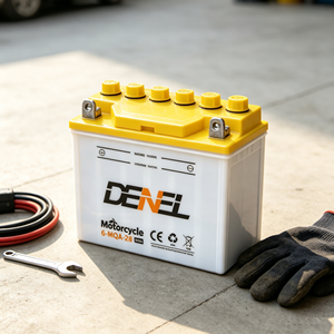 Batería de Motocicleta AGM DENEL Nueva, Seca y Cargada, 12V 28Ah, Arranque Rápido, Garantía de 12 Meses, <span class=keywords><strong>Precio</strong></span> de Fábrica, ABS Blanco - Product Image 6
