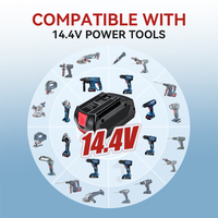 Paket Baterai Lithium 14.4V 5Ah 72W Tersedia untuk Pabrik OEM Perkakas Listrik Bor Baterai Perkakas Listrik Isi Ulang