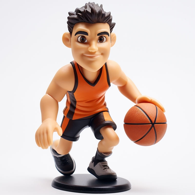 Big Head Football Player Figure - Custom 3D Action Toy