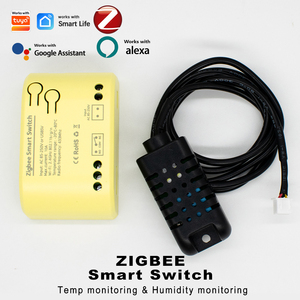 <span class=keywords><strong>Intelligent</strong></span>, compatible avec le commutateur Tuya, avec capteur de température et d'humidité, surveillance en temps réel, <span class=keywords><strong>thermostat</strong></span>, contact sec, compatible <span class=keywords><strong>Alexa</strong></span> - Product Image 4