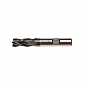 Fresa de extremo estándar HSS-Co TA1416 con recubrimiento de TiAlN, helicoidal de 30 grados, 4 filos, vástago Weldon para acabado - Product Image 2