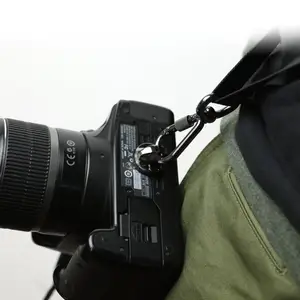 Yüksek kaliteli odak F-1 hızlı taşıma hızlı Sling yumuşak omuz kemer kayışı için boyun askısı DSLR siyah