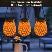 Lanterne solaire vintage, lumière de jardin extérieure, décoration de villa, patio, balcon, ambiance du Nouvel An, décoration de cour, lampe