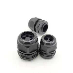 IP68 Watertight 2/3/4/5/6/7/8 Waterproof Plastic Multi Holes Flat Cable Gland for Solar Mounting System