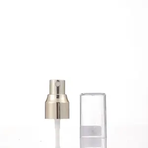 Wholesale Aluminum 18/410 Hand Pump Sprayer Perfume Bottle Cap Metal Silver Perfume Atomizer Pump Fine Mist Perfume Sprayer
