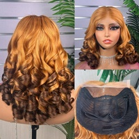 Peluca de Cabello Humano de Alta Calidad, Sin Pegamento, con Rizos Sueltos y Voluminosos, SDD Super Double Drawn, 5*5, 300% de Densidad