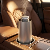 Diffuseur d'huiles essentielles électrique USB intelligent sans eau en alliage de luxe portable 10 ml, type C, pour voiture et maison