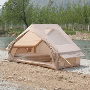 Carpa Inflable Plana de Una Puerta con Gran Ventana Panorámica para Acampar al Aire Libre en la Orilla del Río o en la <span class=keywords><strong>Montaña</strong></span>, para 3-4 Personas, de Apertura Automática Rápida para las Cuatro Estaciones - Product Image 2