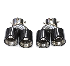 Silenciador de punta de escape de fibra de carbono dual para <span class=keywords><strong>BMW</strong></span> G20 G21 M340i M240i G22 M440i G42 - Product Image 3