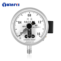 Manomètre de pression électrique résistant à la température en acier inoxydable BEIJING PUTE Modèle Y100 0,16-6Mpa