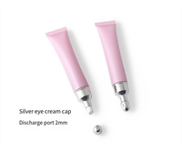 Tube cosmétique vide rose givré mat de 20 ml/g pour lotion, soin de la peau, crème contour des yeux, essence, baume à lèvres, brillant à lèvres