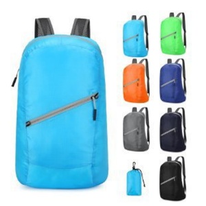 Sac à dos de loisirs pliable et imperméable pour le cyclisme, léger, pour le voyage et les activités sportives en extérieur, sacs à dos unis en gros - Product Image 3