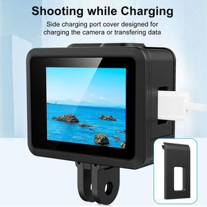 Étui de protection en Silicone pour <span class=keywords><strong>GoPro</strong></span> <span class=keywords><strong>HERO</strong></span> 13 12 <span class=keywords><strong>11</strong></span> couvercle d'objectif latéral <span class=keywords><strong>avec</strong></span> dragonne <span class=keywords><strong>accessoires</strong></span> de caméra d'action - Product Image 5