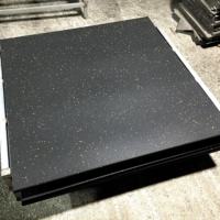 TOPTONS Langlebige Ineinandergreifende Rutschfeste Gummi-Bodenmatte für Garage und Fitnessstudio