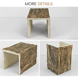 Poutres en chêne de haute qualité Auuan et poutres en polyuréthane PU, longueur personnalisée pour la décoration intérieure des plafonds - Product Image 5