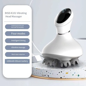 Masajeador de cabeza transfronterizo con garras para terapia de acupresión, alivio del estrés, cepillo meridiano alimentado por USB, masajeador amasador impermeable - Product Image 6