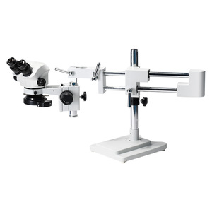 Microscope stéréoscopique trinoculaire avec résolution caméra 2K/4K pour la pratique chirurgicale, la maintenance de téléphones portables et l'étude de l'anatomie animale - Product Image 2