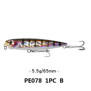 Qxo — appât dur artificiel pour la pêche, leurre pour attraper des poissons, matériel pour pêcher en surface, bionique, réaliste, 65mm, 5.5g, usine - Product Image 4