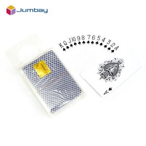 100% plástico póker marca personalizada impresión VIP oficial juego Club Casino Anti falsificación etiquetado código <span class=keywords><strong>de</strong></span> barras naipes - Product Image 4
