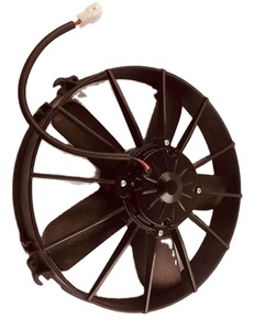 12 "160W 12V 5 pale Auto di raffreddamento universale condensatore ventilatore AC Auto aria condizionata gruppo ventilatore per camion Bus - Product Image 3