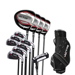 Tmt 12 Stuk Golfclubs Complete Set Voor Mannen Omvat Titanium Driver 3 & #5 Fairway Woods 4 Hybrid 5-SW Irons Putter En Tas