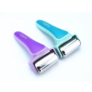 Frío Bola de masaje para cara belleza debilitar arrugas de hielo de acero inoxidable de rodillos de masaje - Product Image 1