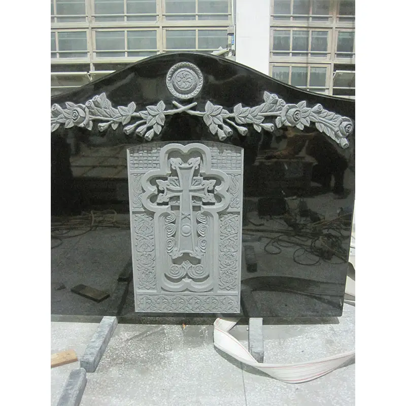 HZX lapidi per tombe lapide e monumento cimitero grossisti tombe di granito per la vendita lapidi granito nero granito