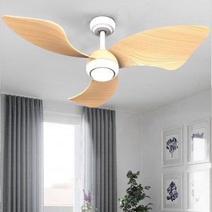 มอเตอร์ไฟฟ้ากระแสตรงกันน้ำรีโมทคอนโทรลแบบคลาสสิกในร่มและใบมีดอะคริลิคพัดลมติดเพดาน5ใบพัดพร้อมไฟ LED สำหรับห้องน้ำ - Product Image 6