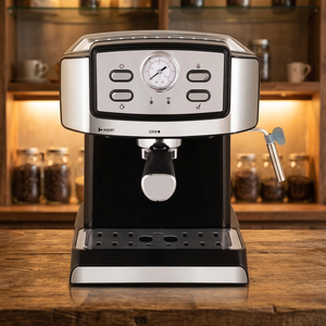 Cafetera Espresso Semiautomática Compacta para el Hogar con Vaporizador, Venta al por Mayor OEM - Product Image 1