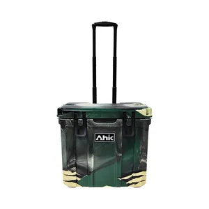 AHIC DL35 Insulated and Thermal Telescoping Rod Lock Cold Sea Fishing Box for Waterproof Food Storage COOLERS