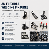 Plateforme de soudage flexible 3D, table de soudage tridimensionnelle en fonte avec accessoires de fixation pour le soudage des métaux