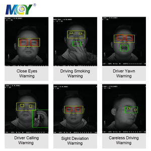 Mcy <span class=keywords><strong>Alarm</strong></span> peringatan <span class=keywords><strong>Anti</strong></span> tidur, <span class=keywords><strong>Anti</strong></span> pengenalan wajah Ai Sistem Monitor kelelahan kamera Dms untuk keamanan pengemudi - Product Image 3
