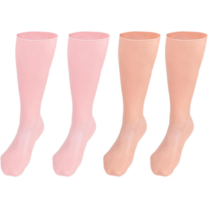Kaos Kaki Silikon Anti Selip Pelembap untuk Wanita dan Pria, Kaos Kaki <span class=keywords><strong>Gel</strong></span> Silikon untuk Perawatan Kaki Kering - Product Image 1