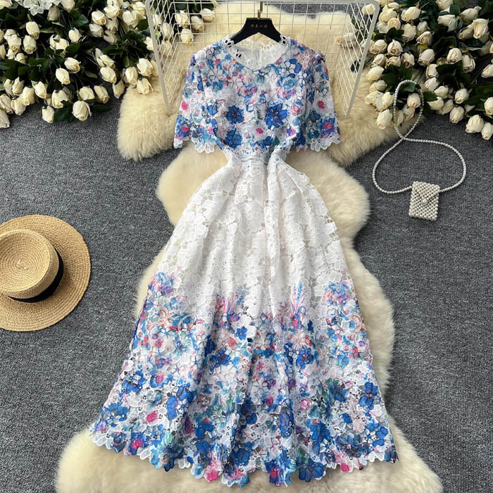 [Sinoon] LACE PUFF ドレス★新作・24SS★韓国ファッション★ ☆韓国の人気☆【sinoon】☆LACE PUFF DRES.S☆関税込